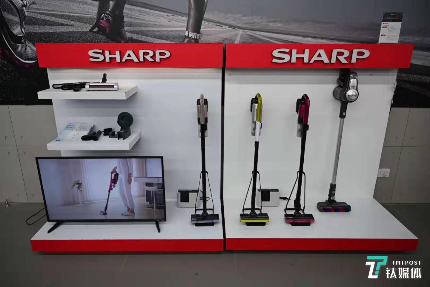 现场展示的智能生活家电