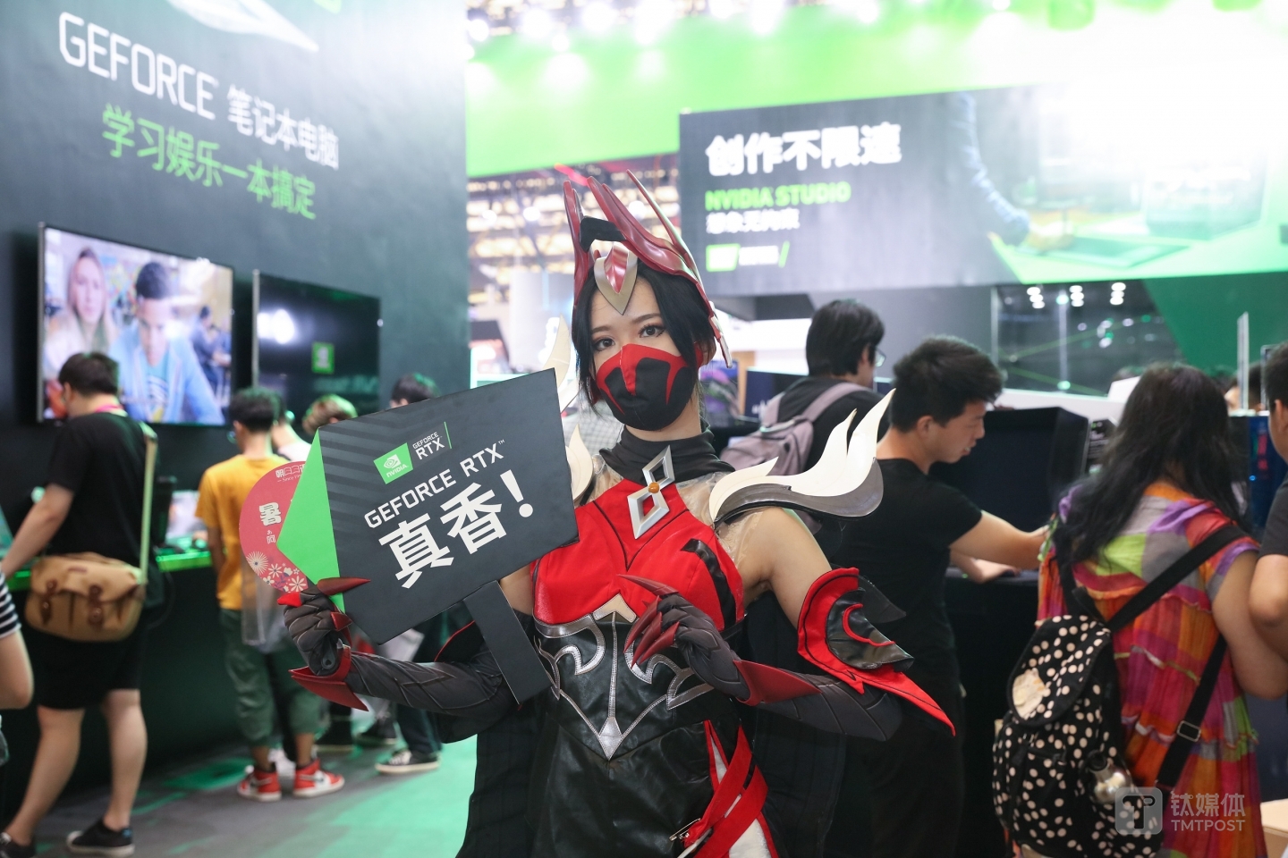 英伟达展台在ChinaJoy