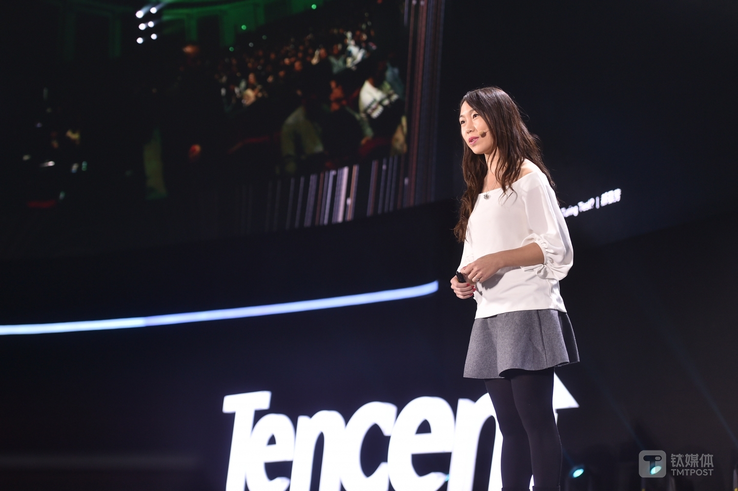 郝景芳在 WE 大会上