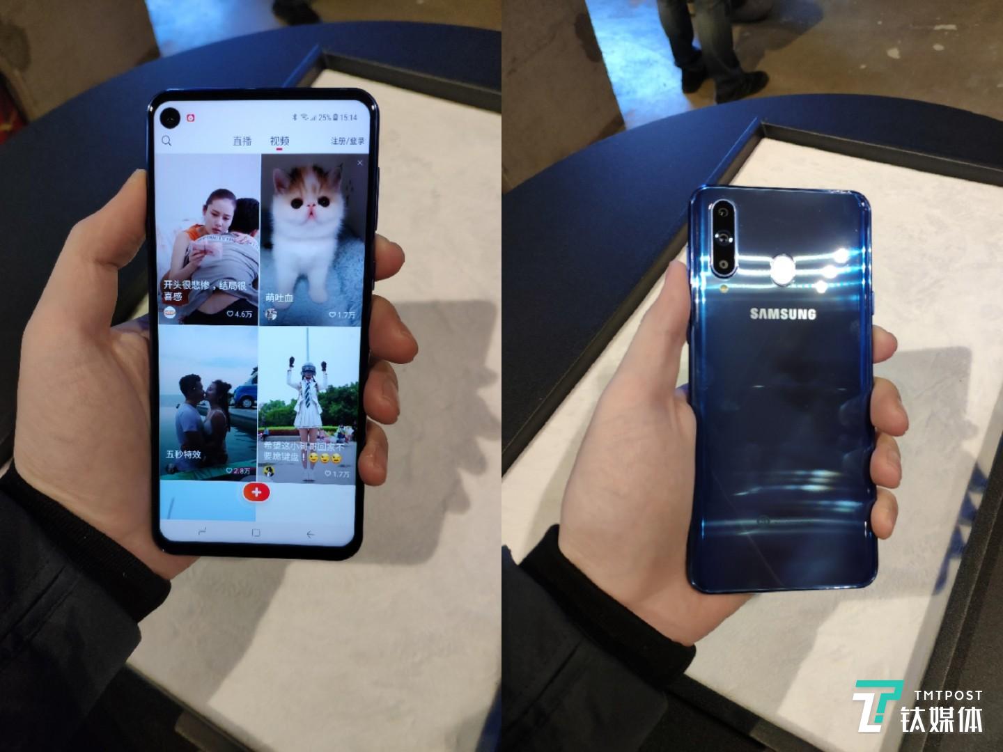 A8s现场上手图，小黑孔需要适应下