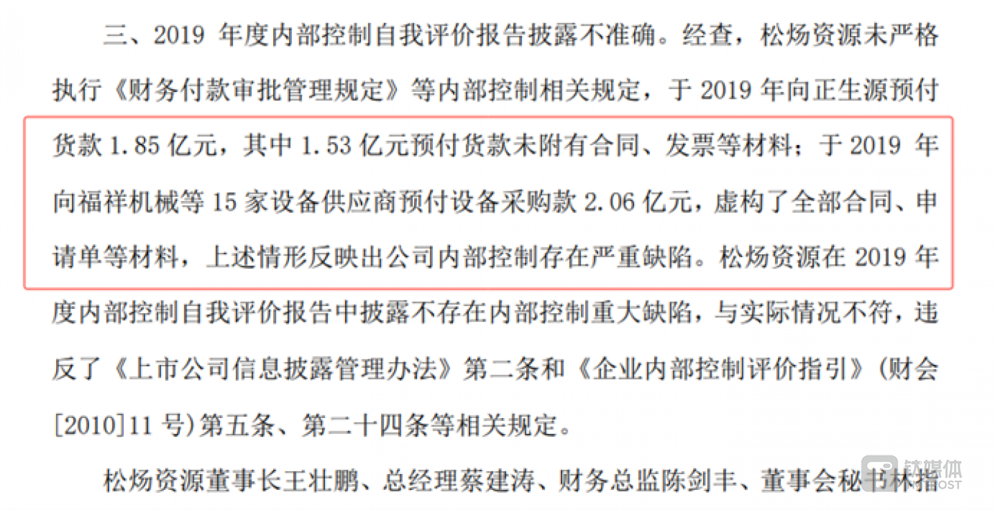 圖源：證監(jiān)會(huì)對(duì)松煬資源警示函