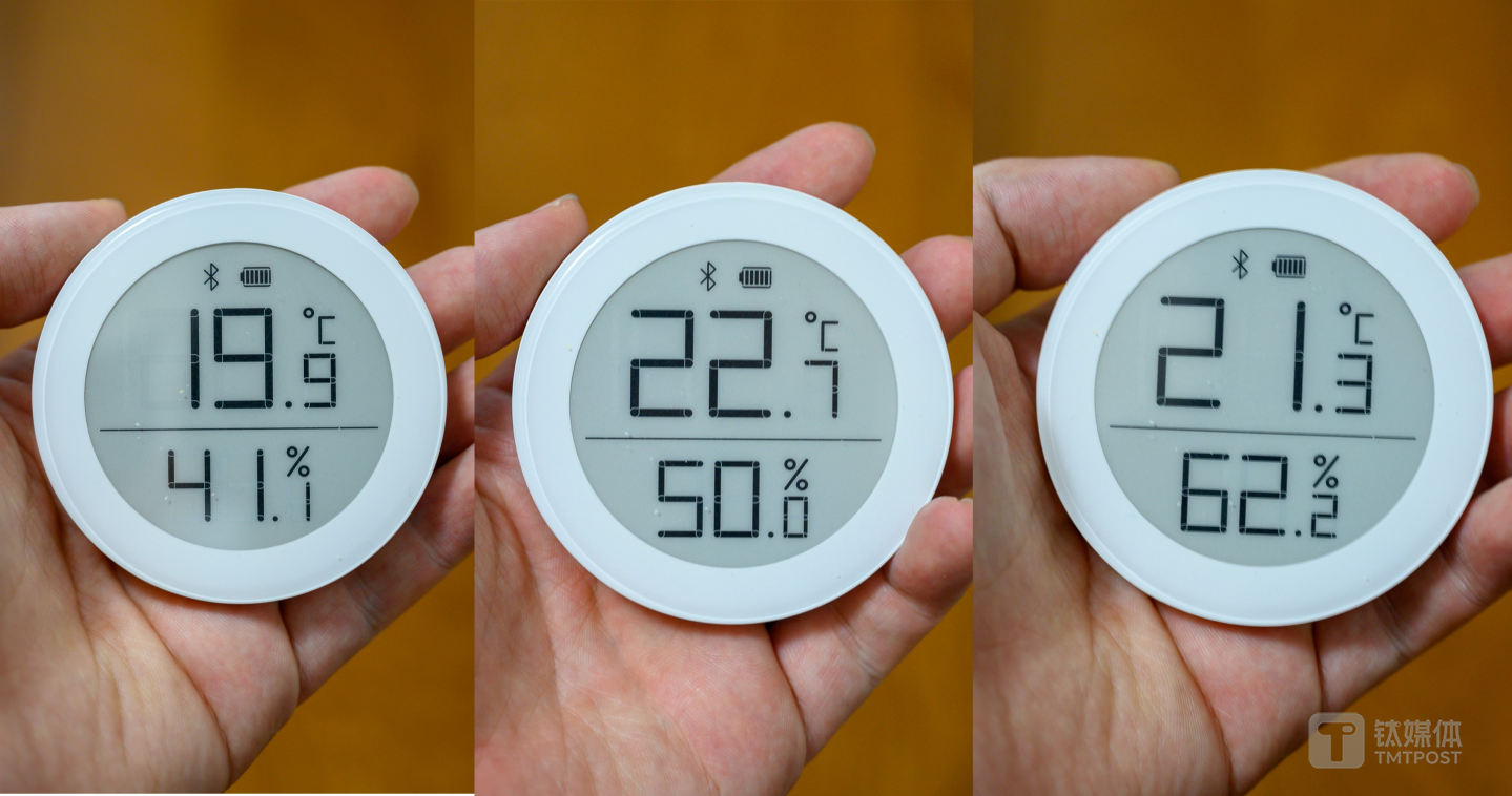 湿度测试结果