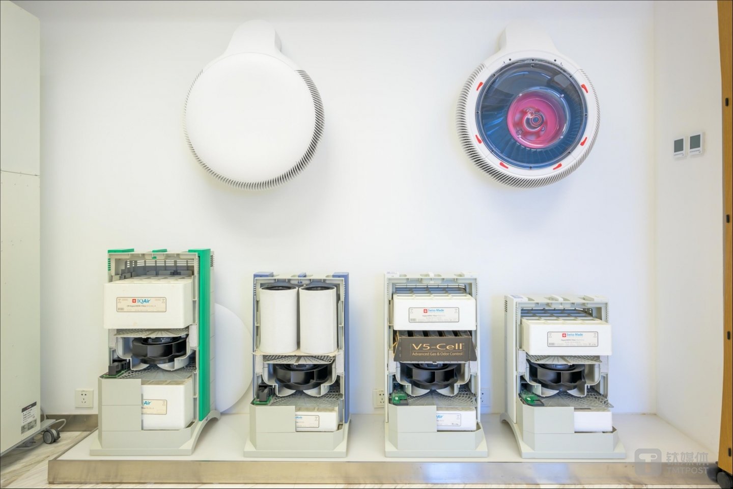 IQAir產(chǎn)品矩陣(圖片來源:鈦媒體APP作者拍攝)