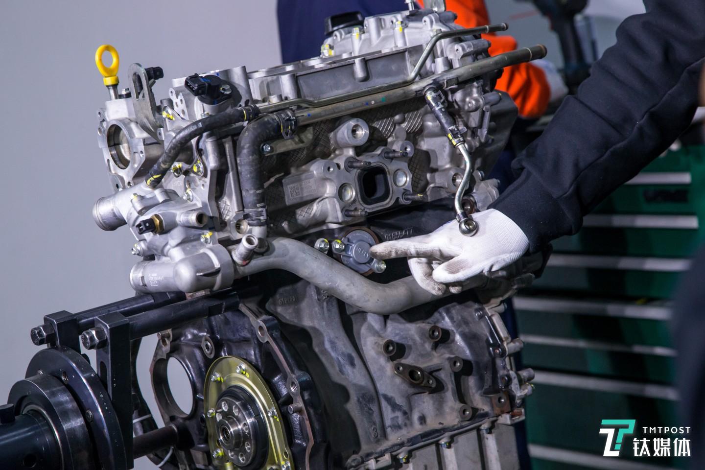 G-POWER200T发动机局部细节