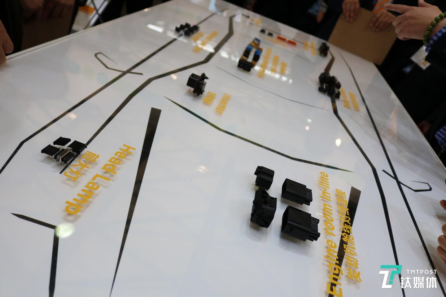 整车传感器及连接器布局