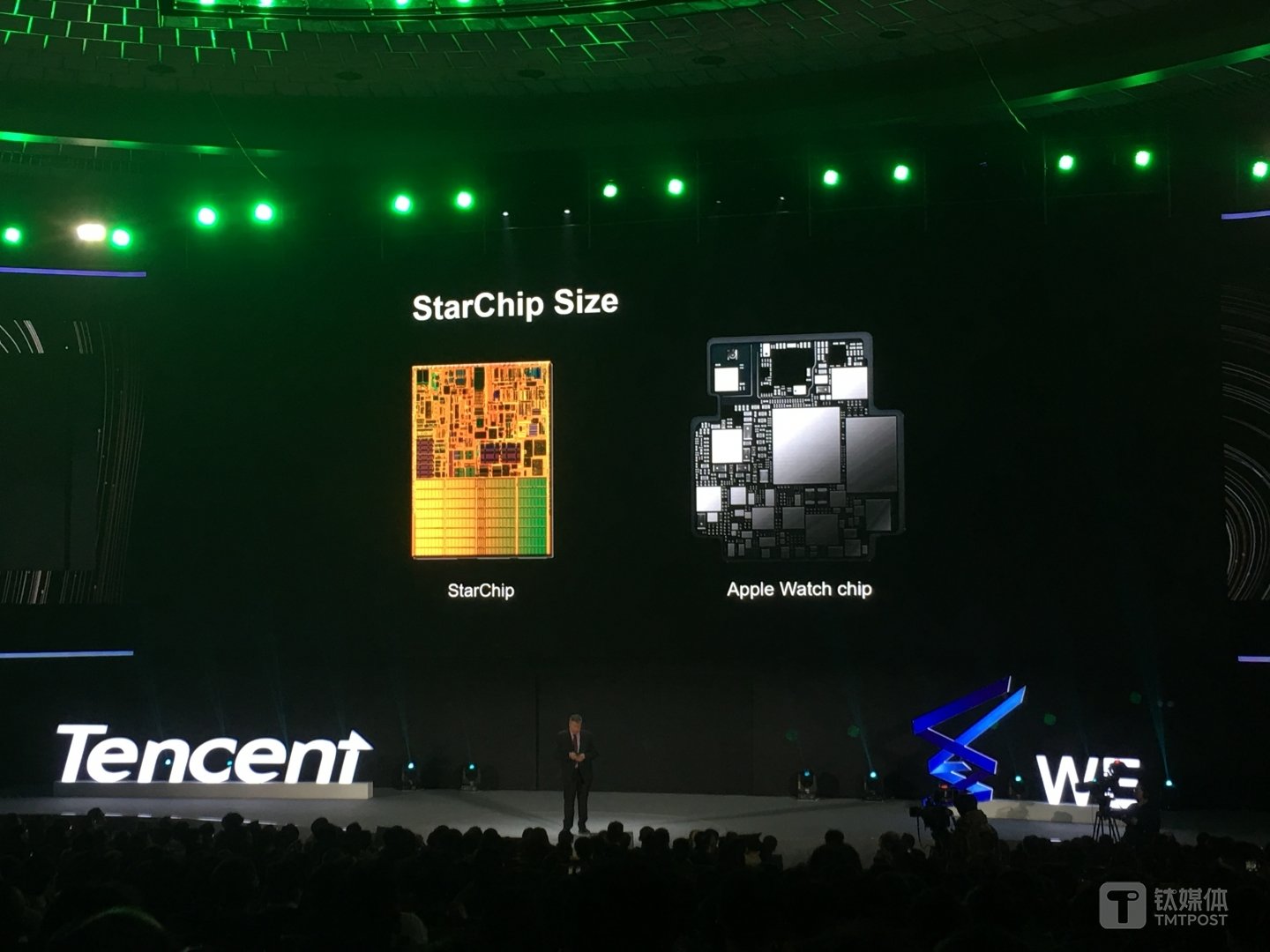 和蘋果手表芯片大小類似的“星芯片”