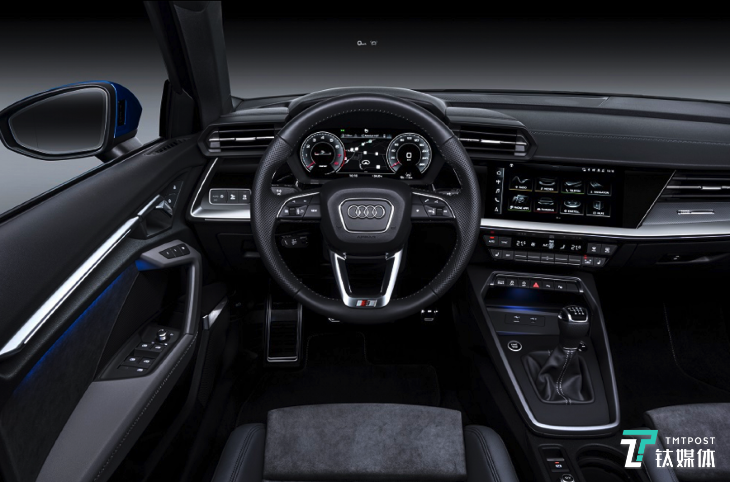 全新奥迪A3 Sportback的驾驶舱完全