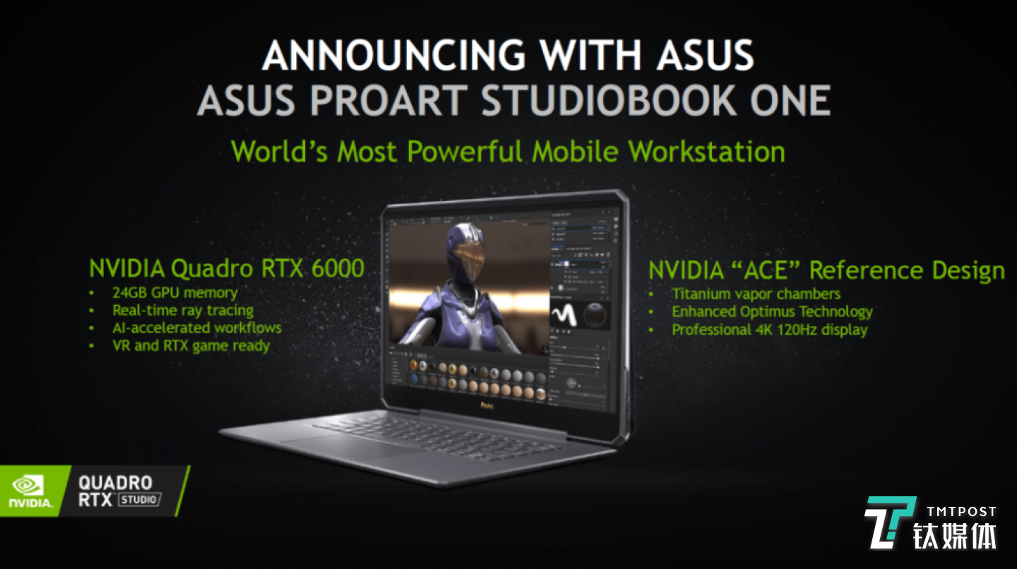 英伟达发布的移动工作站