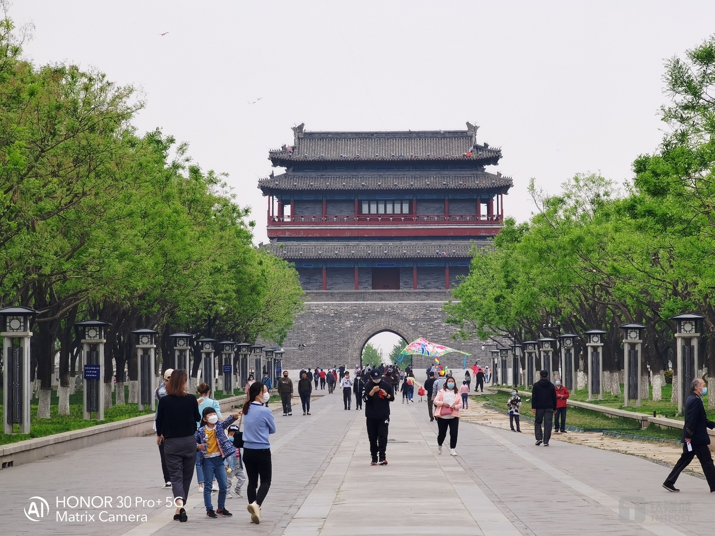 五倍光学变焦拍摄建筑物