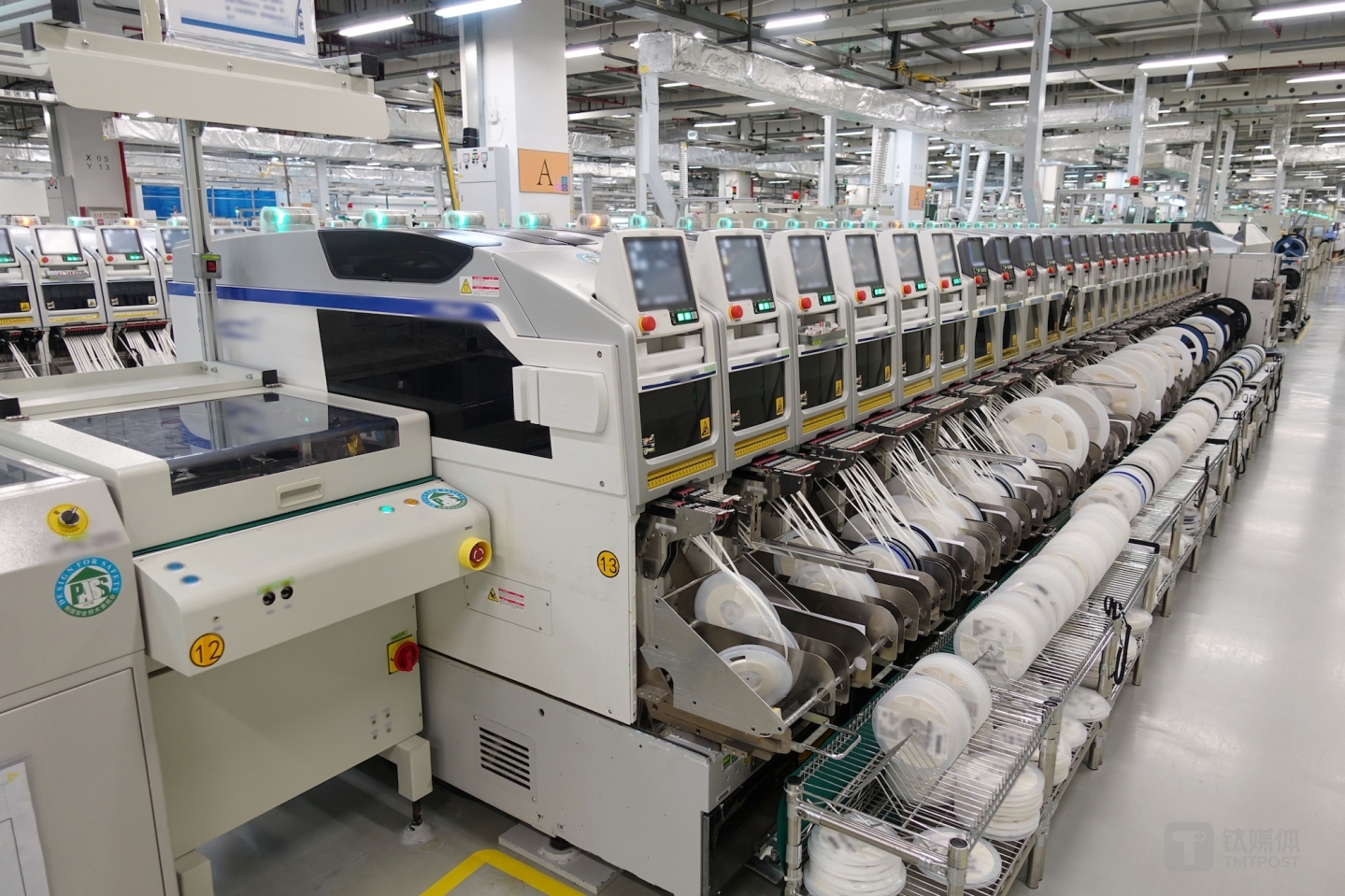 无接触式单板生产线