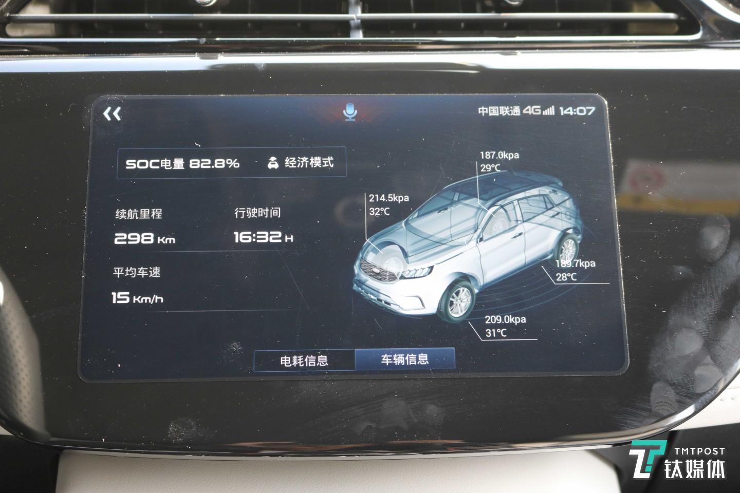 出发前剩余电量