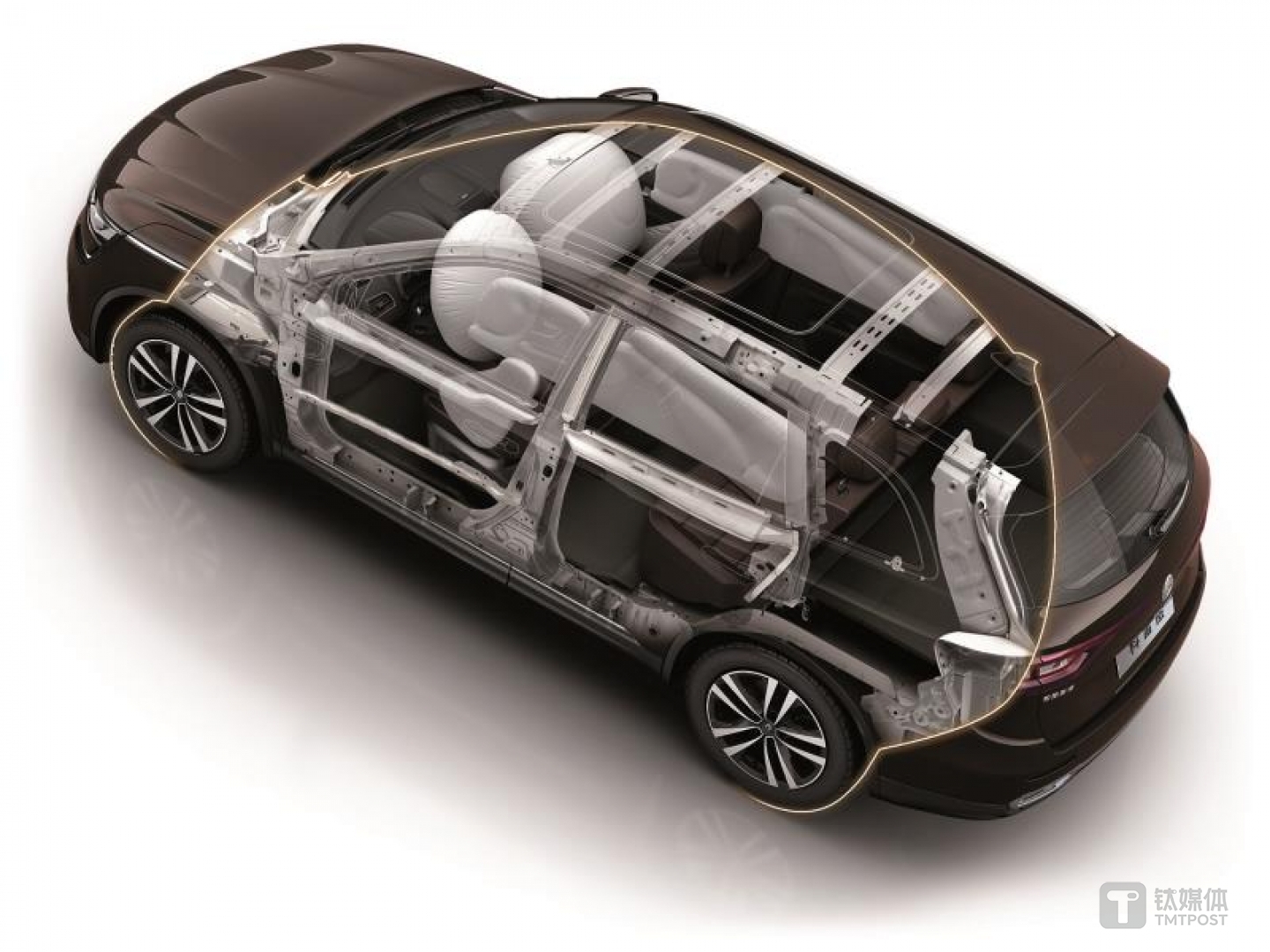 东风雷诺科雷傲安全气囊展示