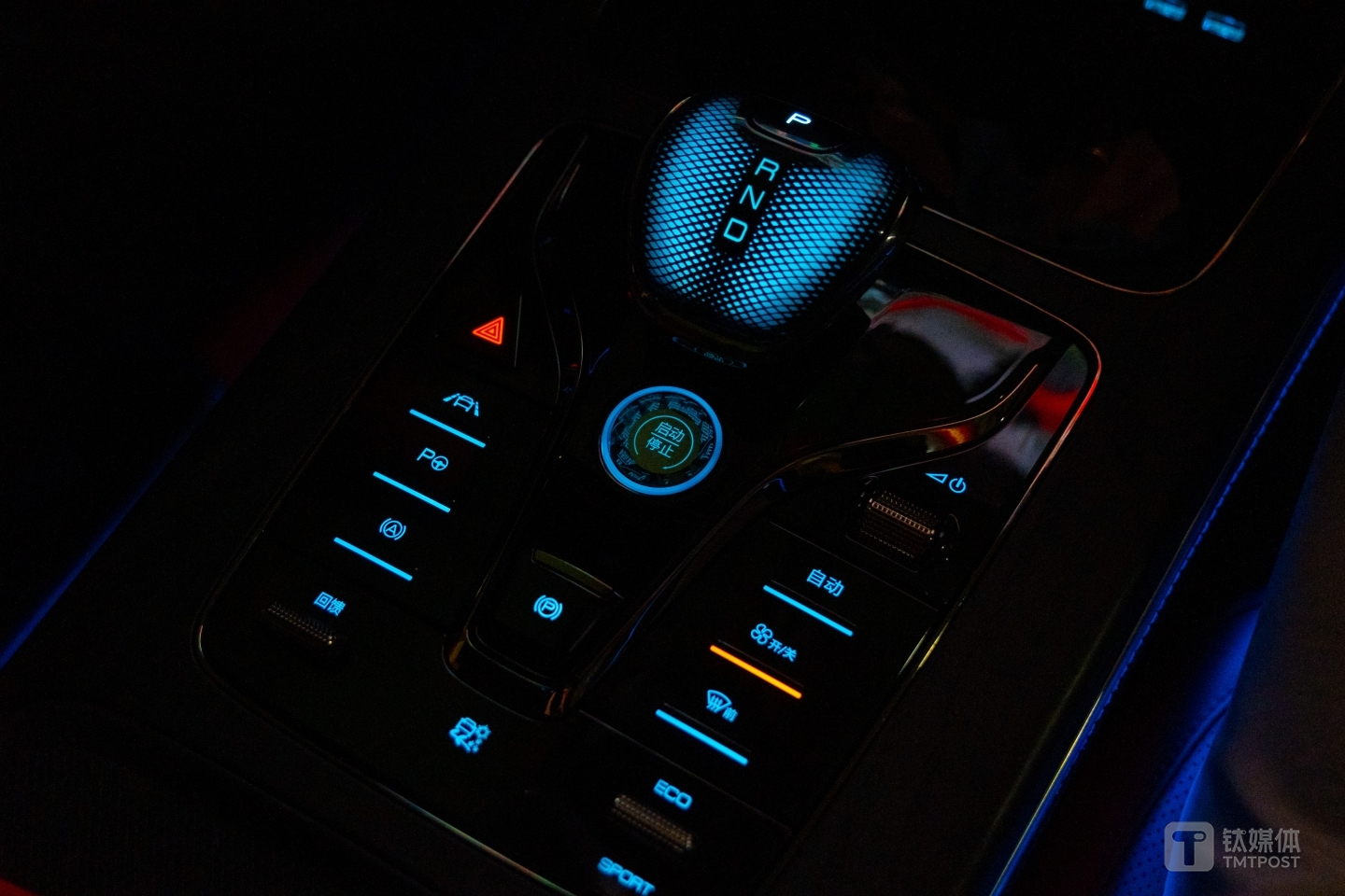 底部的功能调节区