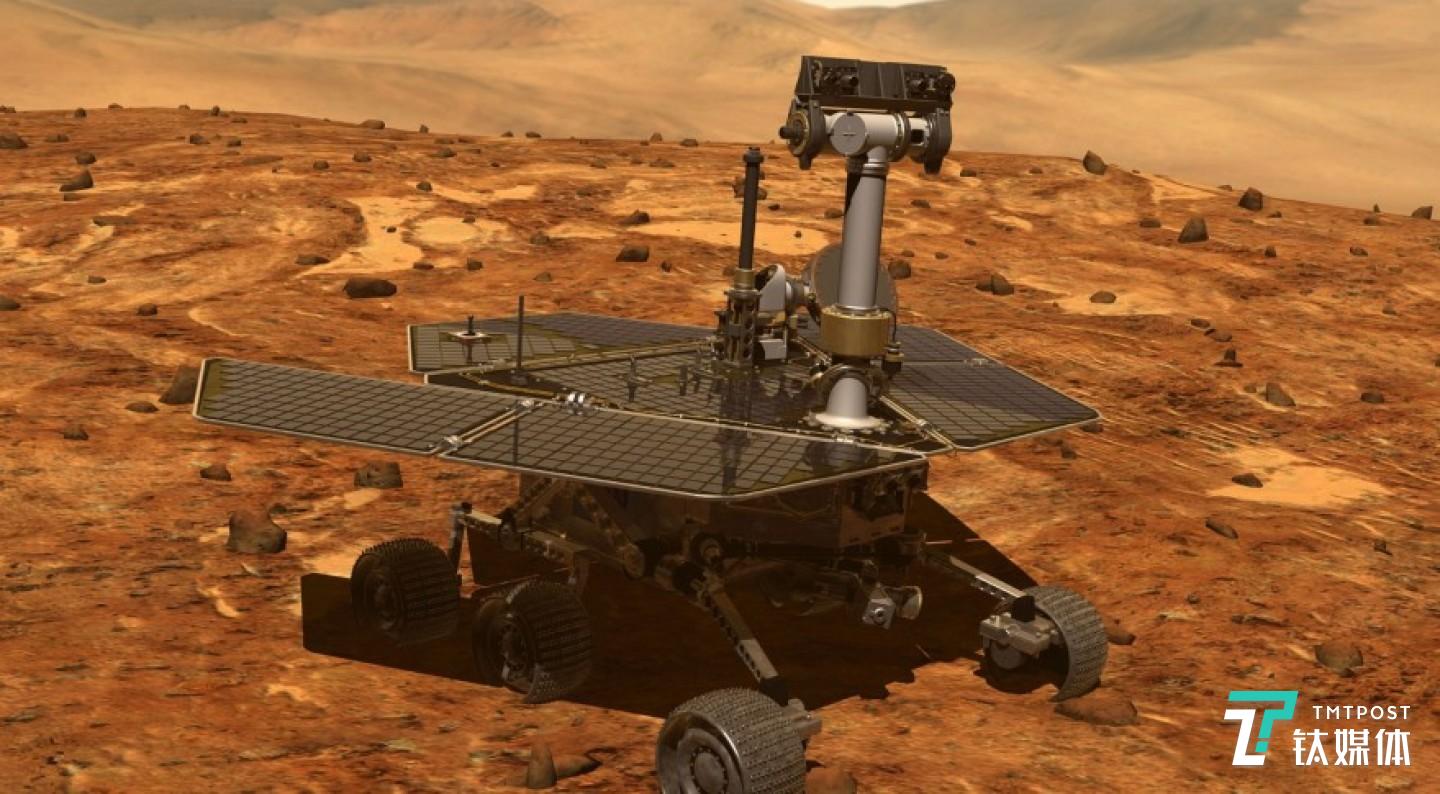 2月13日，机遇号&rdquo;服役15年后失联，NASA宣布放弃&ldquo;机遇号&rdquo;火星车。（图/NASA）