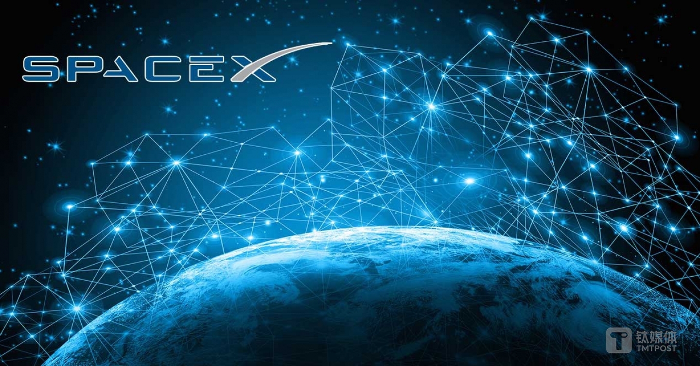 SpaceX 的星座网络图