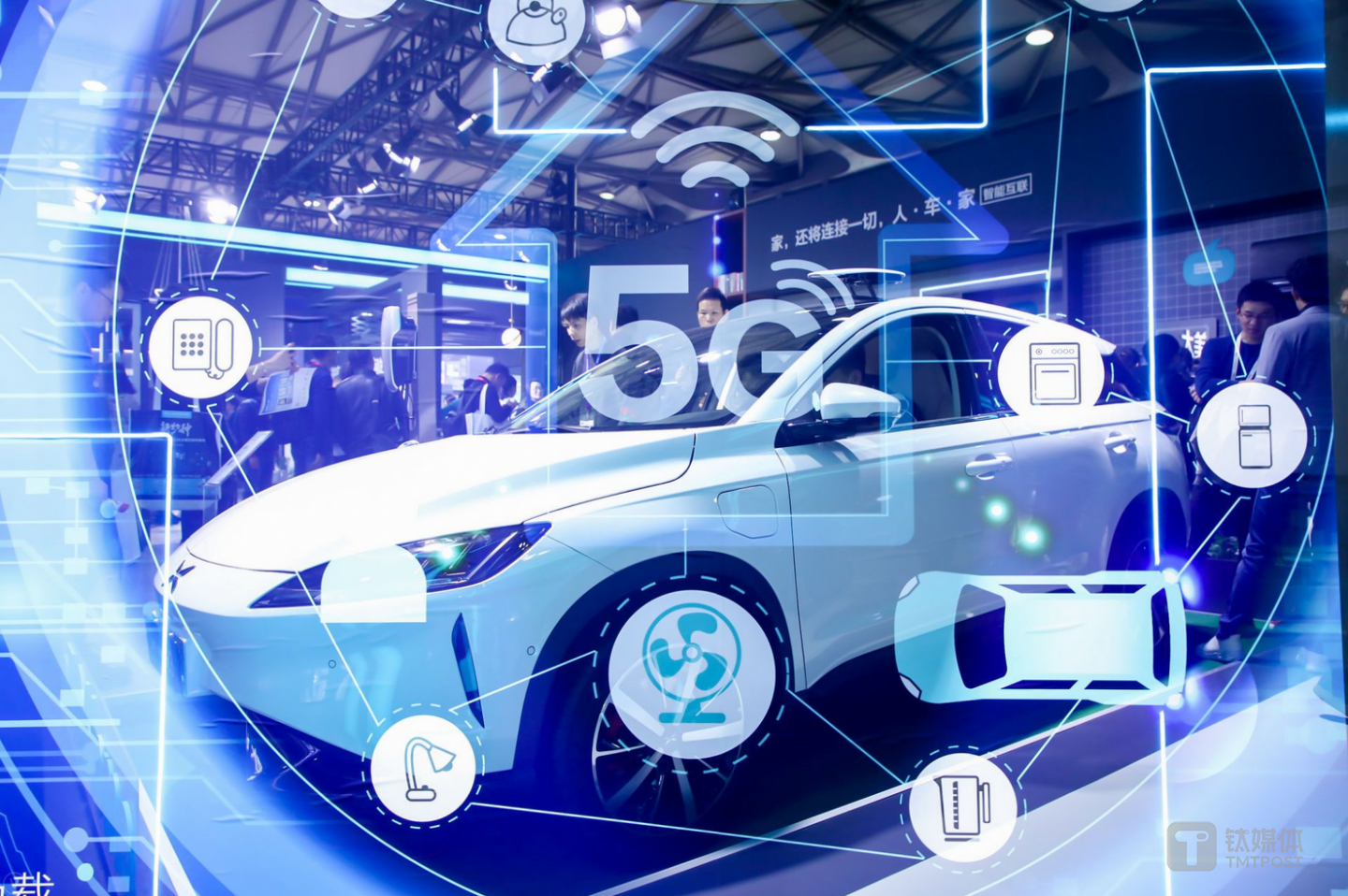 在云米的场景中，也有车和家的联动