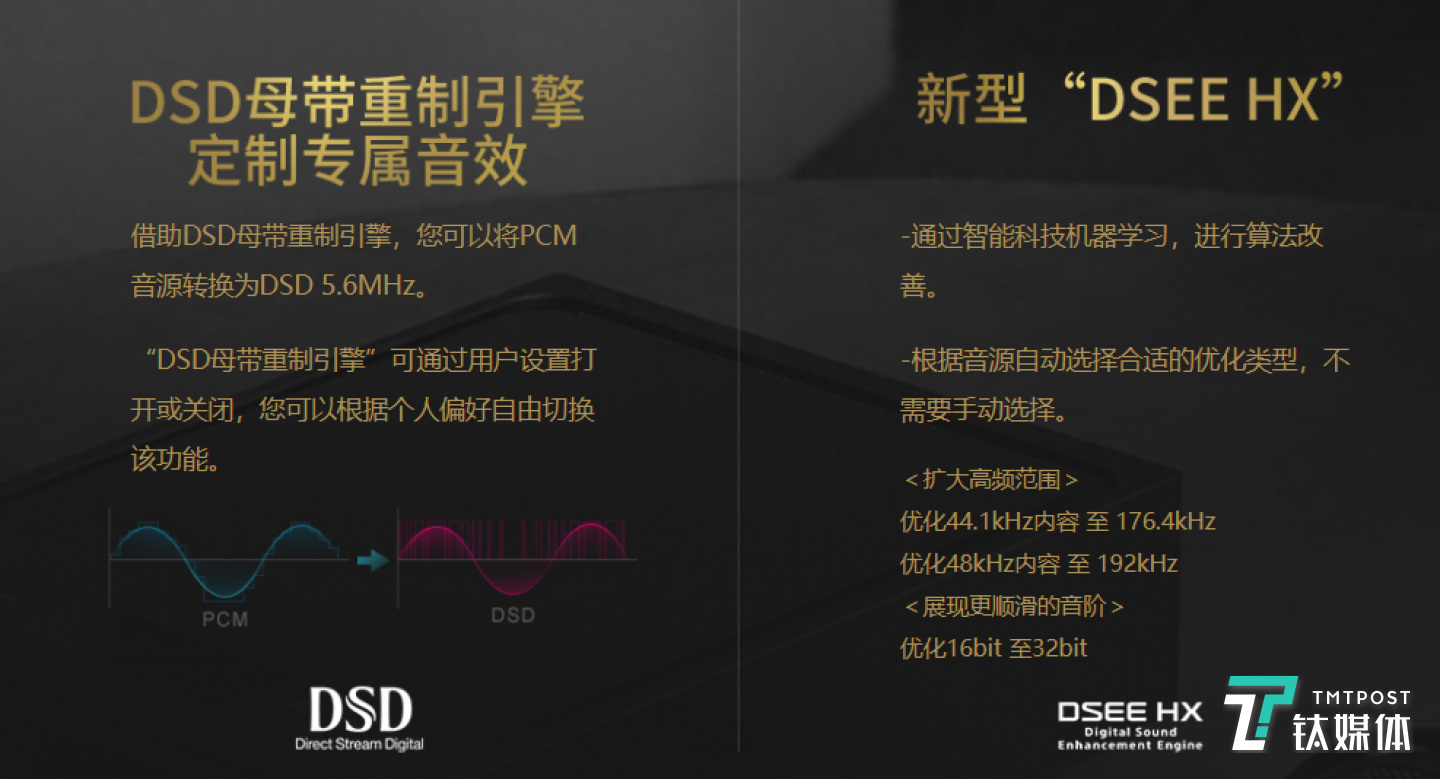 具备声音再处理的能力