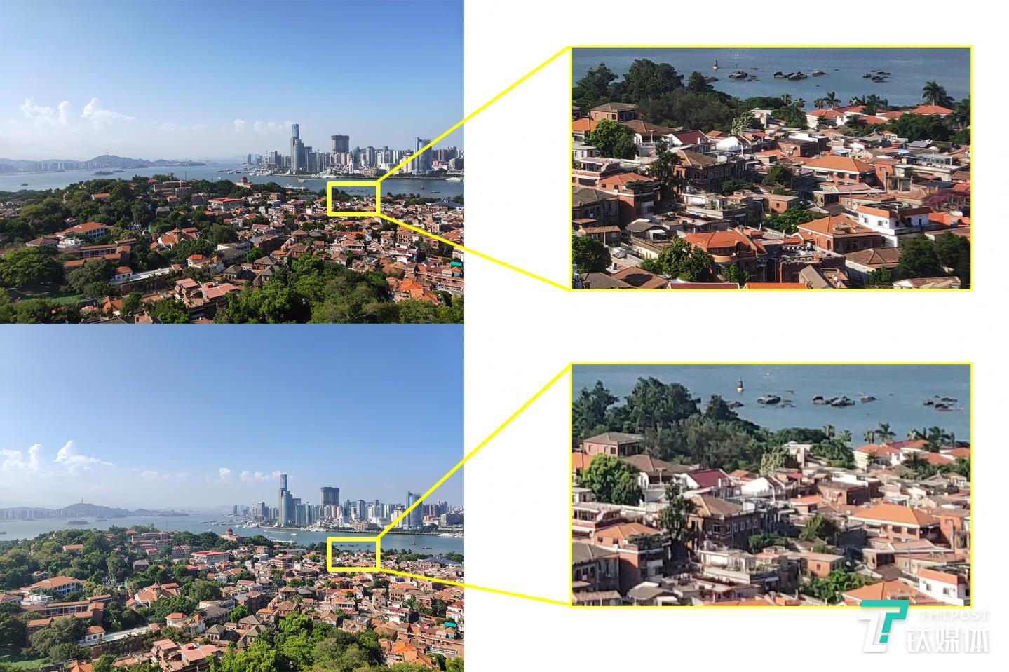 上：OPPO Find X 下：vivo NEX