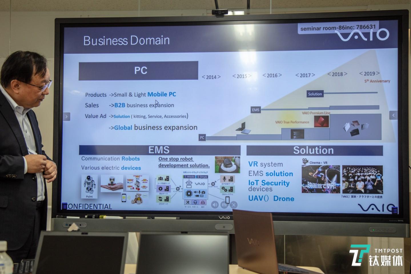 目前VAIO的主要业务