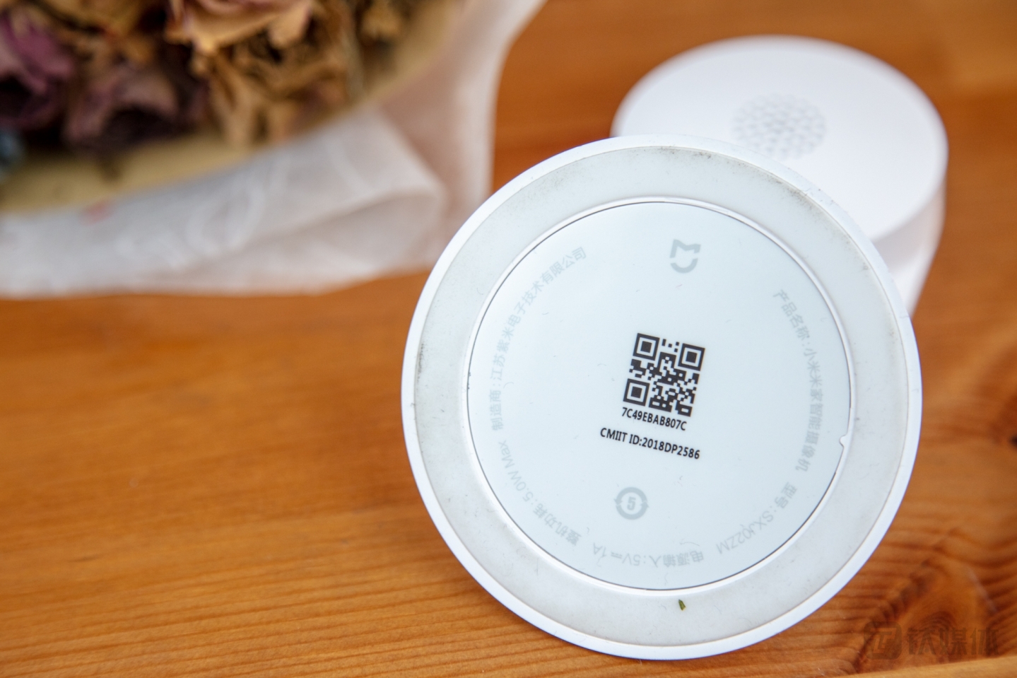 摄像机底部参数信息&二维码