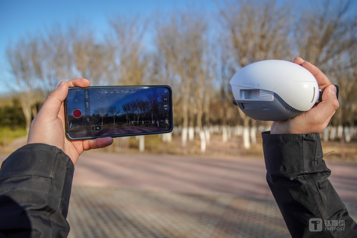 握持模式需另手持手机取景