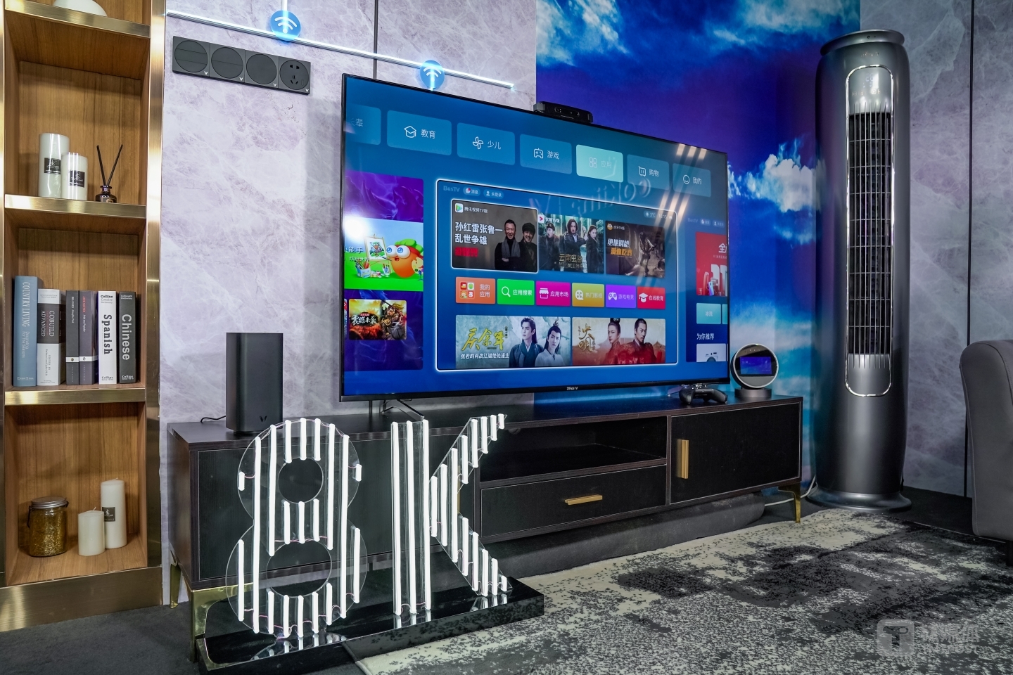 大屏产品显示支持到8K分辨率