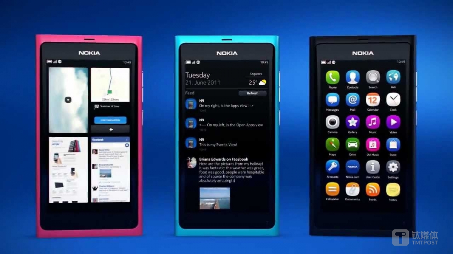 当年凭借着炫酷的手势交互俘获了一批极客的 Nokia N9