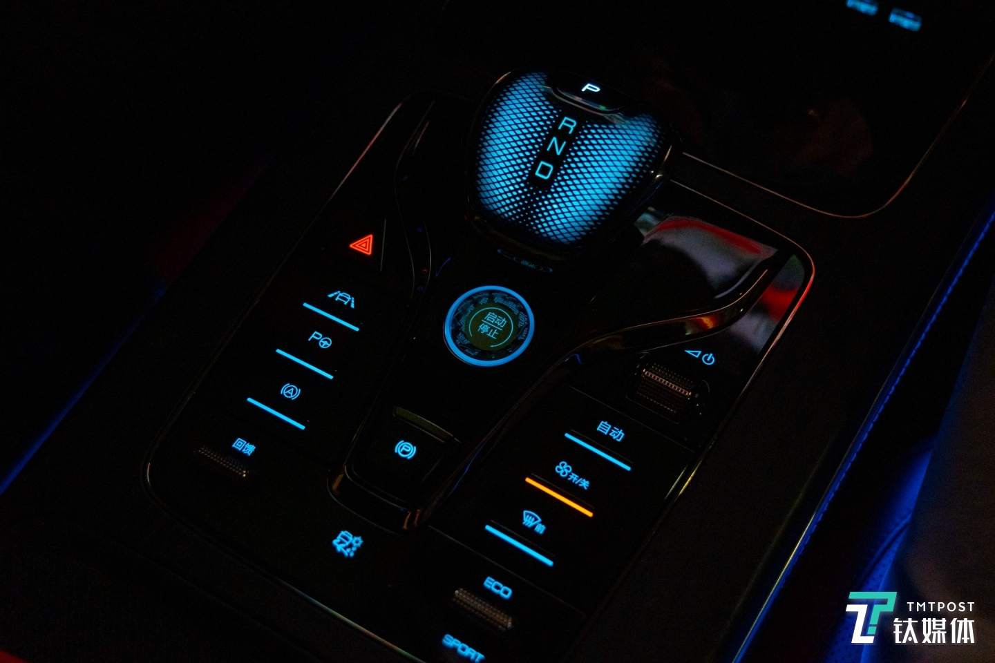 底部的功能调节区