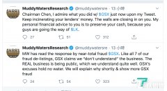 浑水发推回应跟谁学,下场就是瑞幸