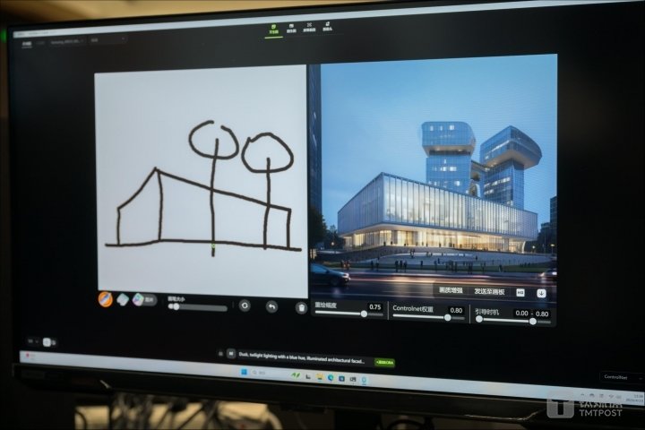 設(shè)計(jì)應(yīng)用(圖片來源:鈦媒體APP作者拍攝)