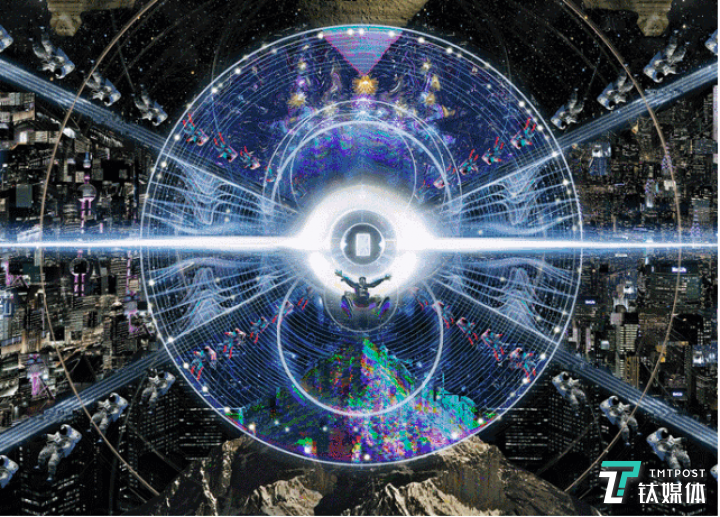 机械卷轴为《三体艺术插画集》创作的作品《降纬打击》